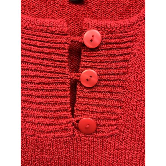 Avenue Tunic Sweater Womens plus size 18/20 Three button neckline‎ side slits - Picture 7 of 7